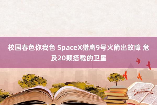 校园春色你我色 SpaceX猎鹰9号火箭出故障 危及20颗搭载的卫星